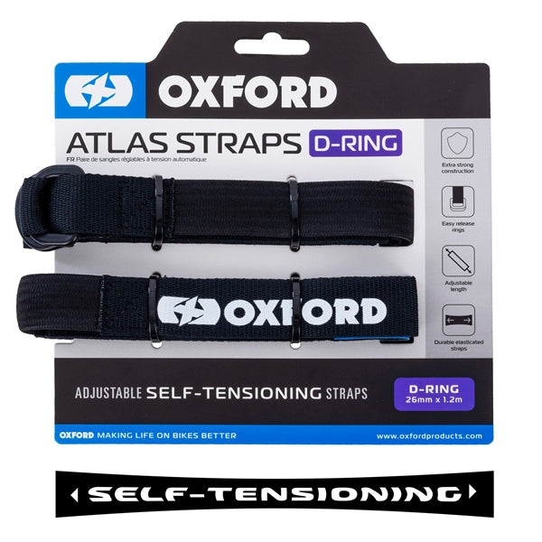 Oxford Products Sangles Atlas avec anneau en D 1.2 m