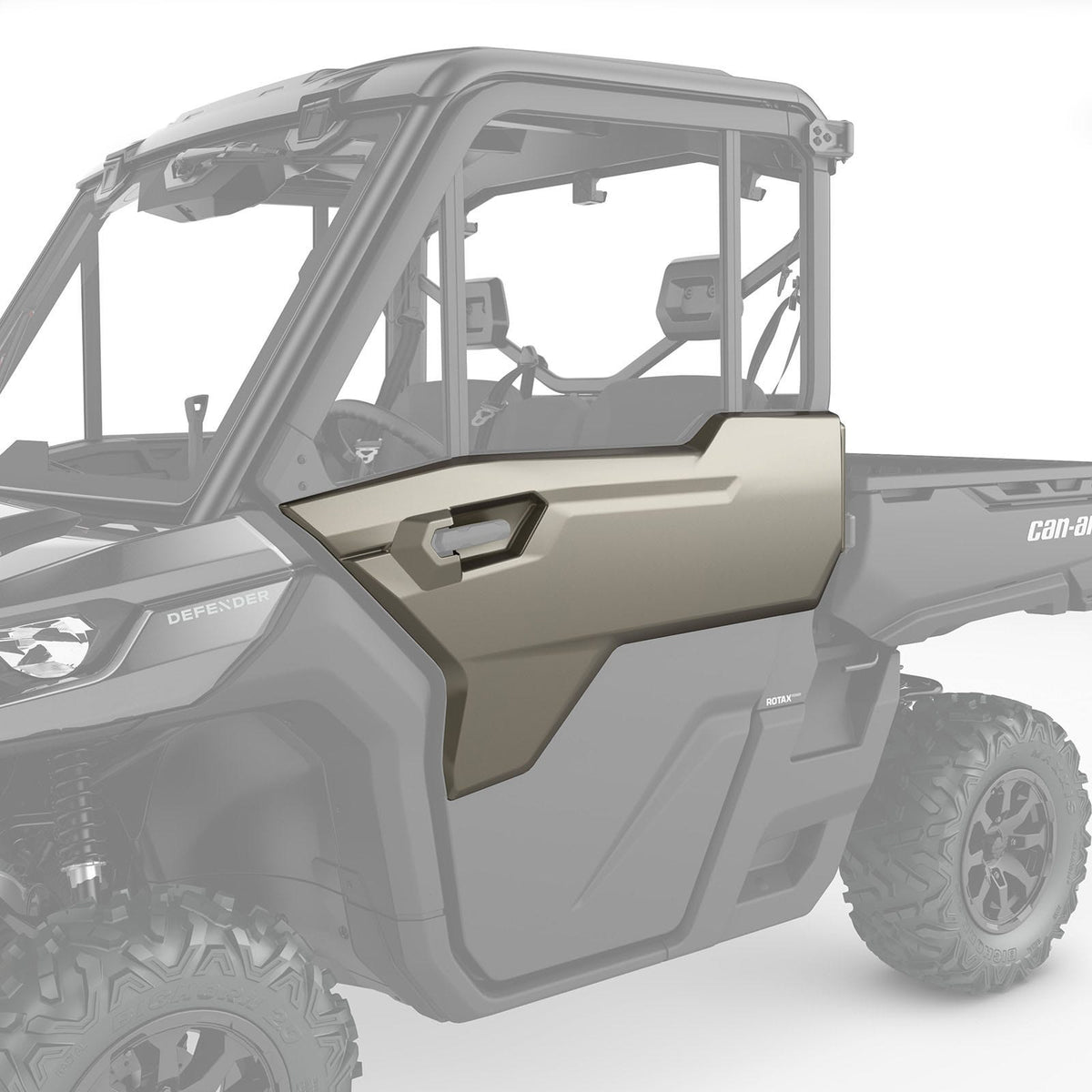 Enjoliveur de porte avant gauche titane liquide pour Can-Am Defender