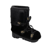 Fourrures Grenier Botte Enfant - Loup-Marin Noir