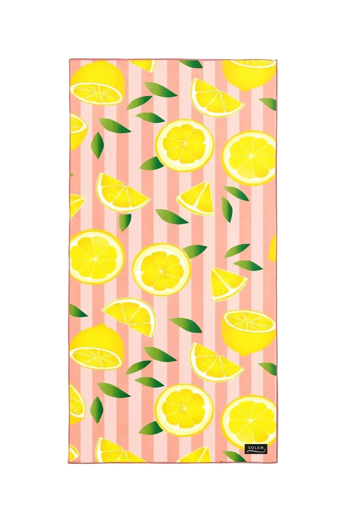 Serviette de plage Rose Citron XL