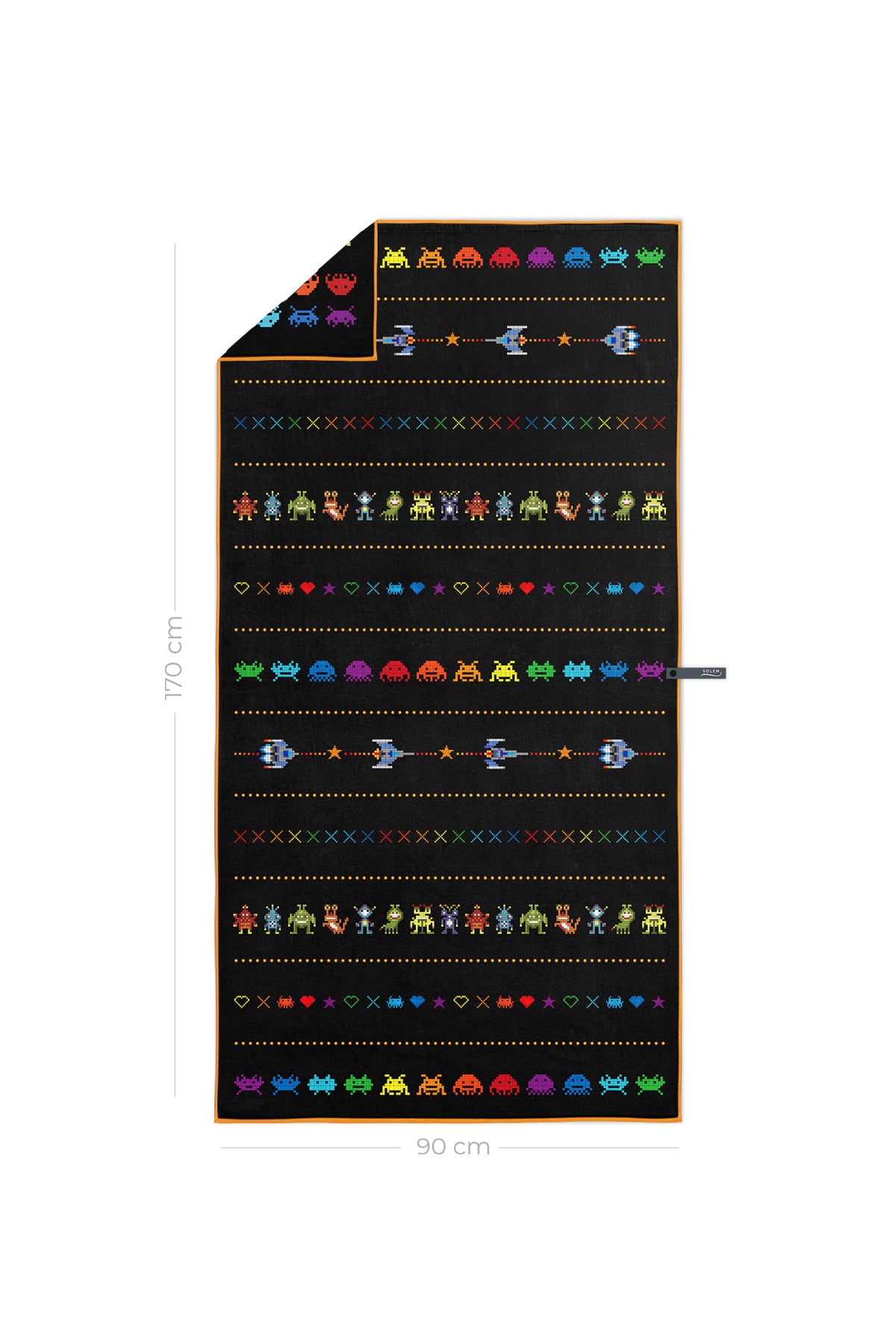 Solem Pixel Galaxy XL Beach Towel