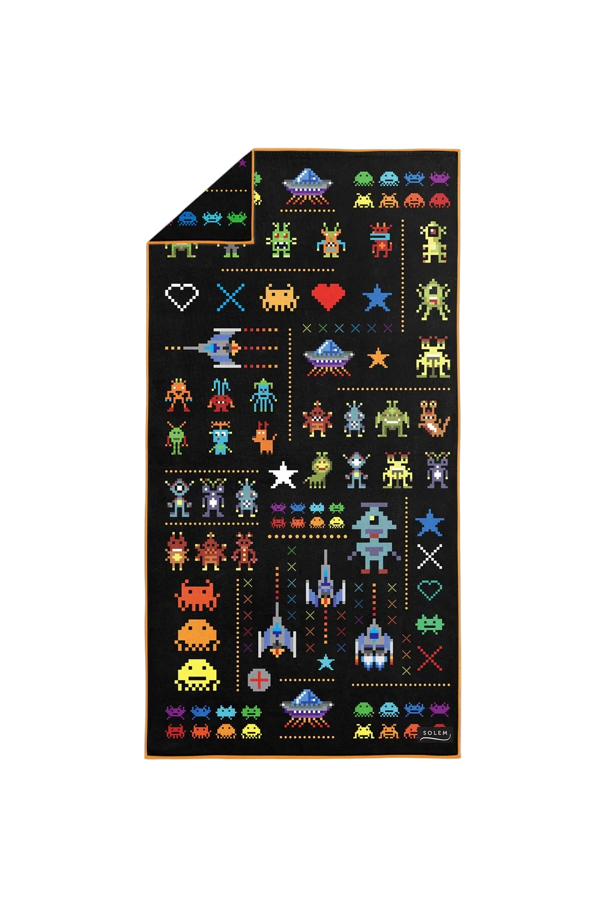 Solem Pixel Galaxy XL Beach Towel