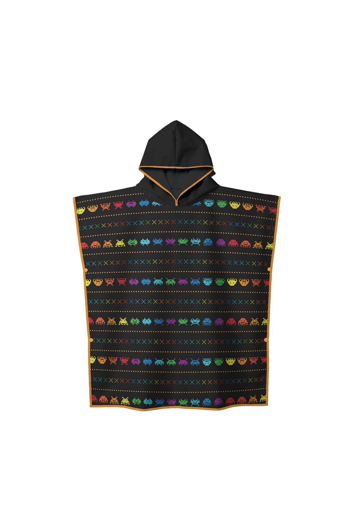 Poncho enfant Pixel Galaxie – Serviette plage microfibre