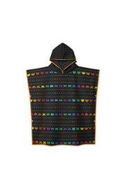 Poncho enfant Pixel Galaxie – Serviette plage microfibre