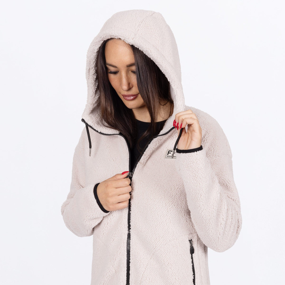 Manteau en Sherpa Sapphire pour femme