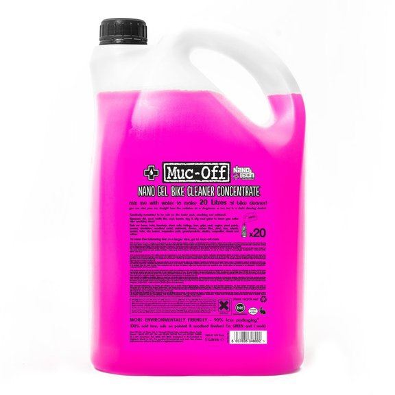 Muc-Off Nettoyant Bio Nano Gel concentré 5 L / 1.32 G, 169 oz