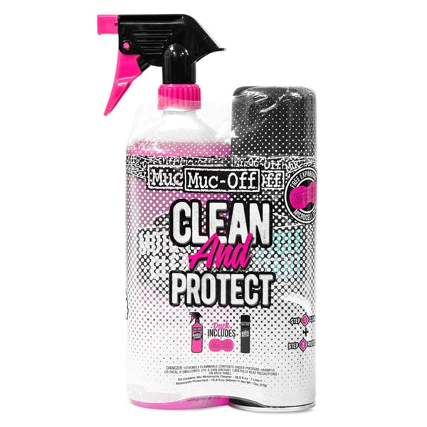 Ensemble de nettoyant et protecteur pour moto