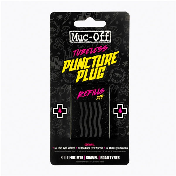 Muc-Off Ensemble de recharge de bouchons anti-crevaison