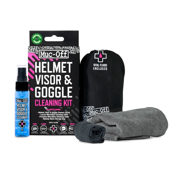 Muc-Off Ensemble de nettoyage pour visière, lentille et lunette