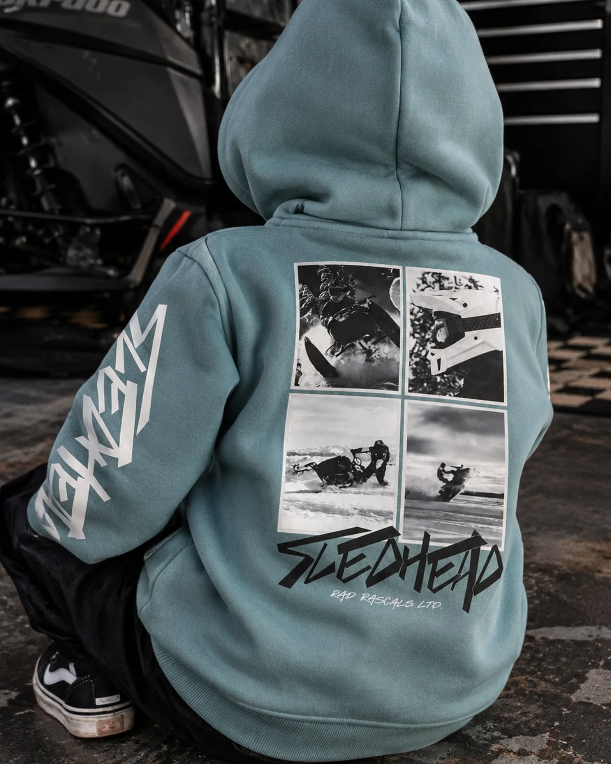 Rad Rascals Sledhead - Kids Hoodie