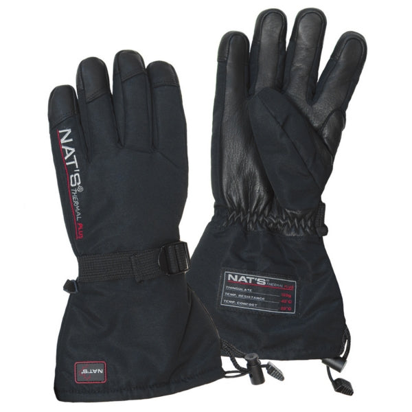 NAT'S Gants en cuir de chevreuil Homme