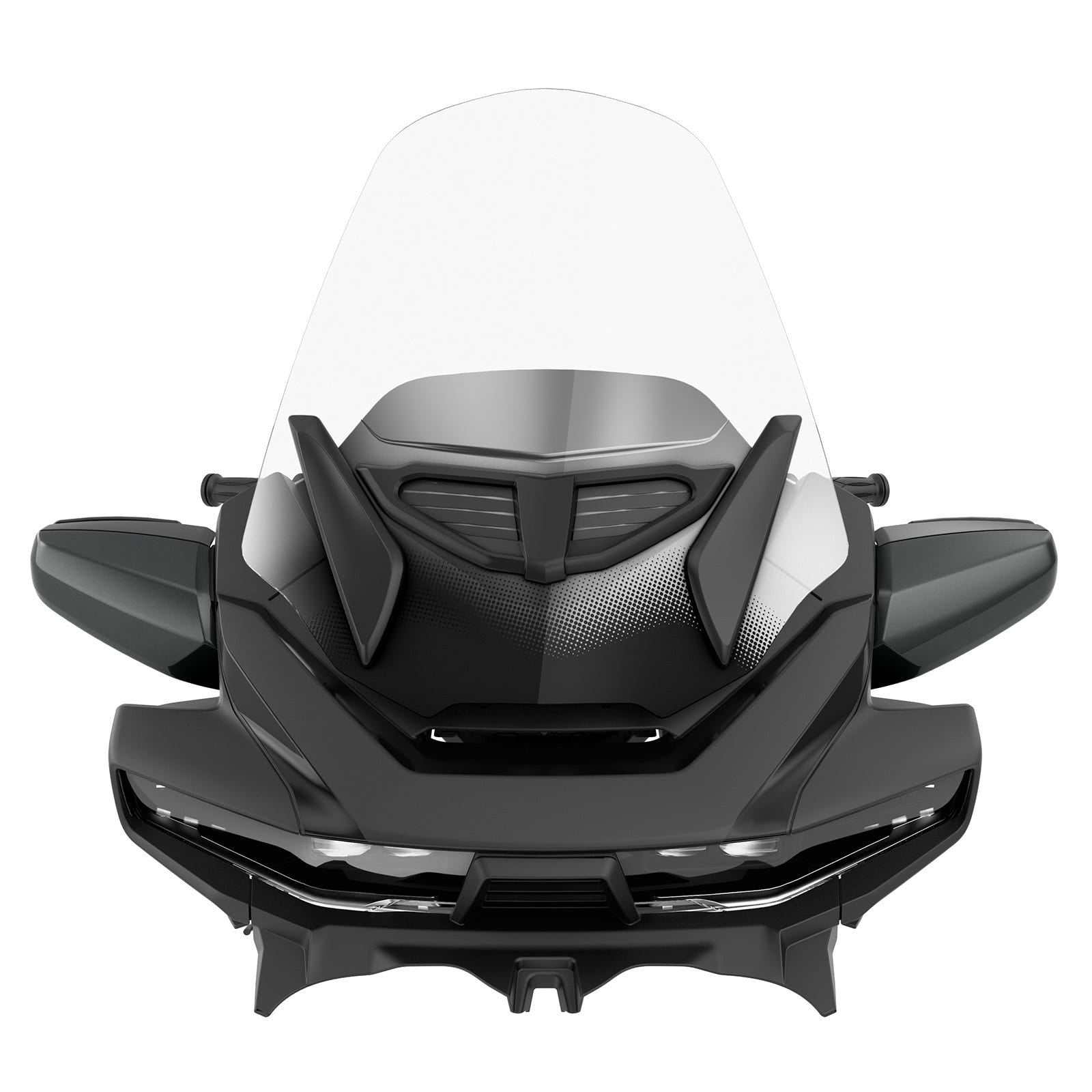 Pare-brise ventilé ajustable