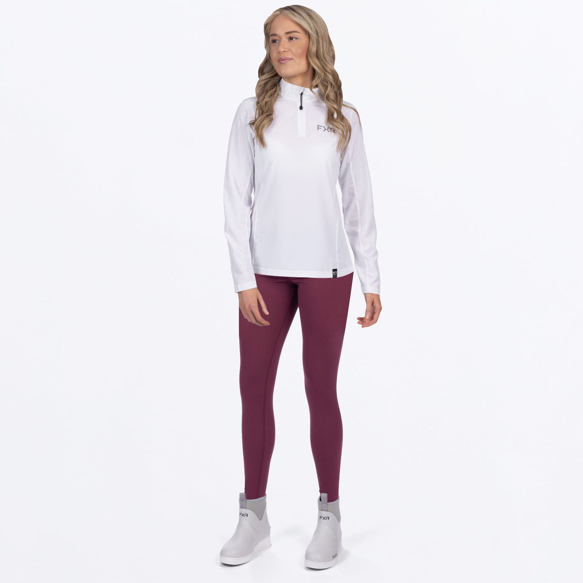 Haut à manches longues UPF Breeze à fermeture éclair 1/4 pour femme