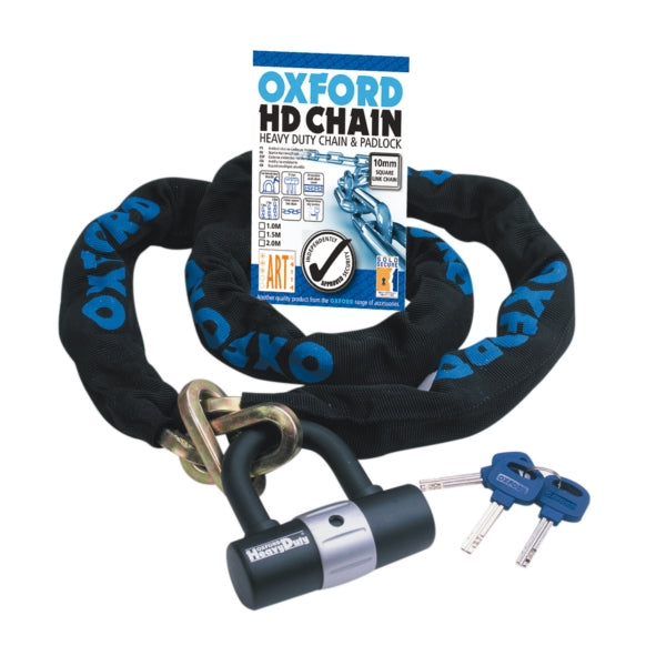 Oxford Products Chaîne antivol et cadenas HD Chain Lock
