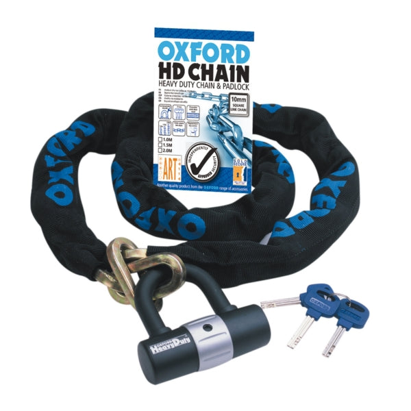 Oxford Products Chaîne antivol et cadenas HD Chain Lock