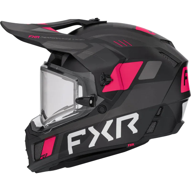 FXR Clutch X E Shield - Snowmobile Helmet