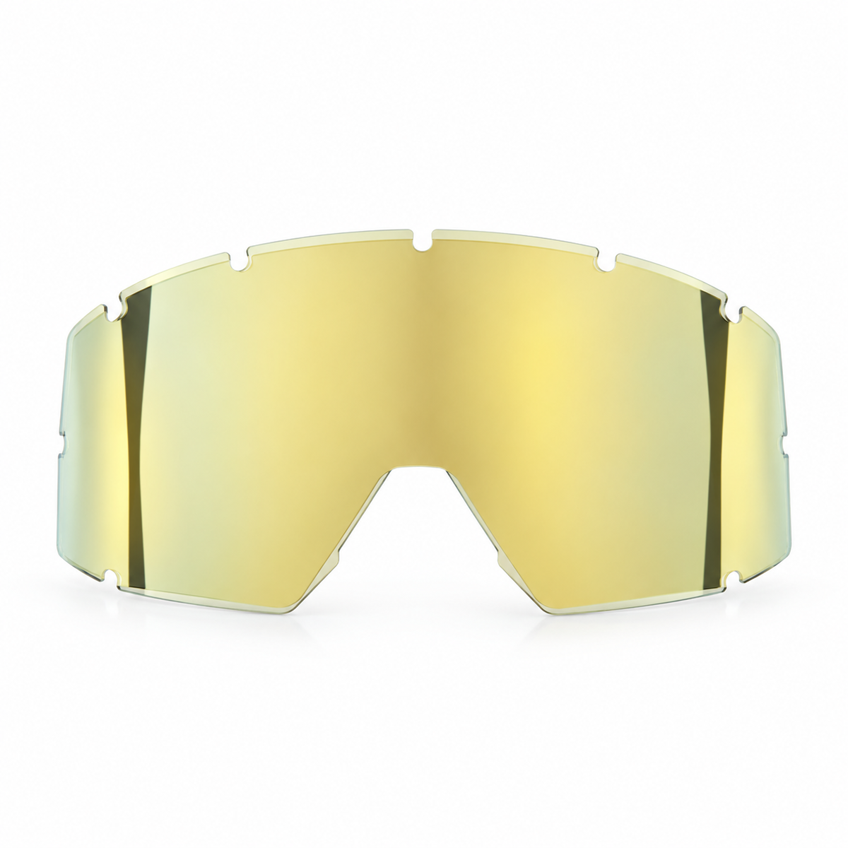 Lentille simple de RPM chrome pour lunettes Can-Am « Flint »
