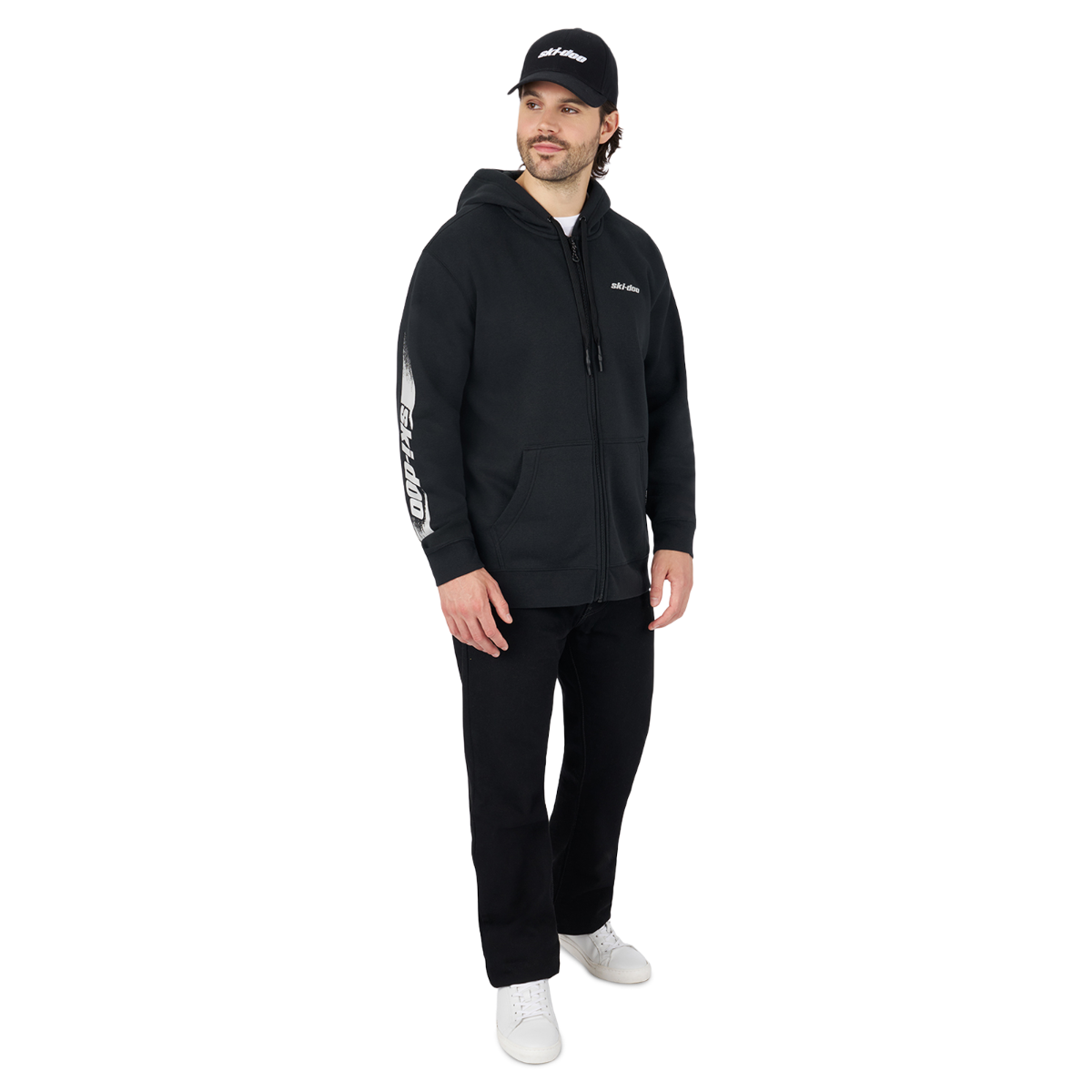 Ski-Doo Men's Signature Zip-Up Hoodie
