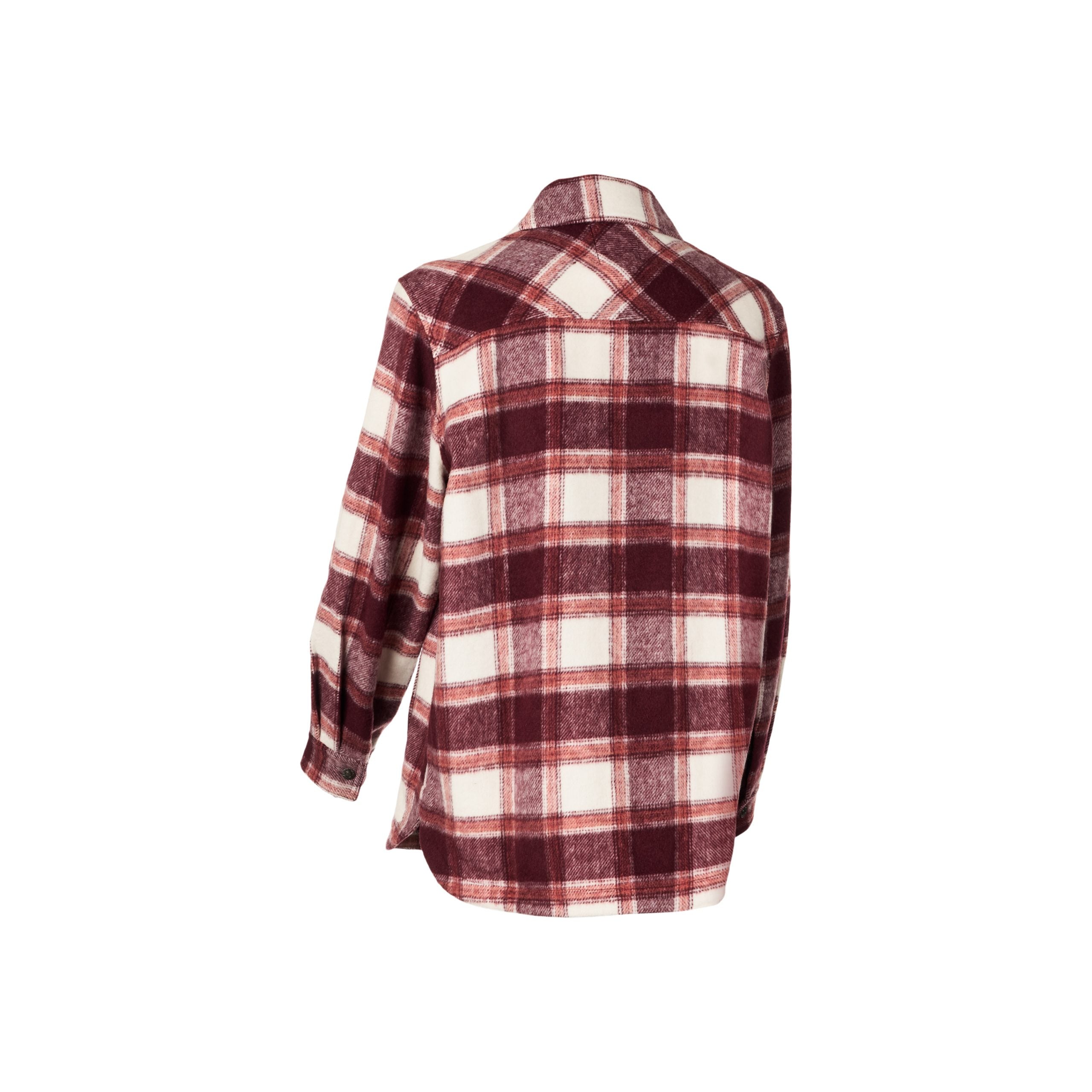 SURCHEMISE À CARREAUX DOUBLÉE POUR FEMME