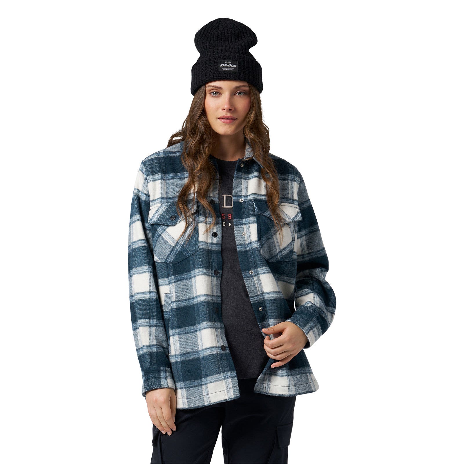 Ski-Doo Women's Plaid Overshirt