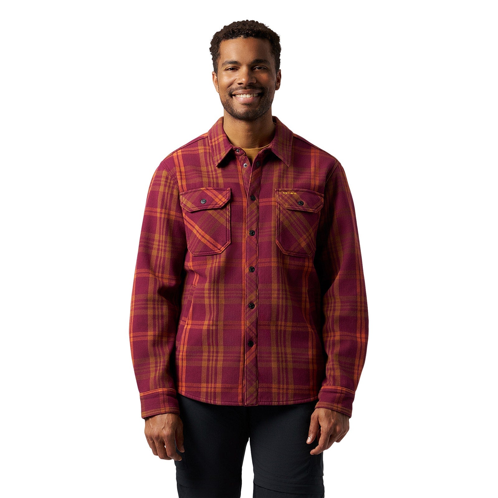 Can-Am Men's Bonded Plaid Overshirt