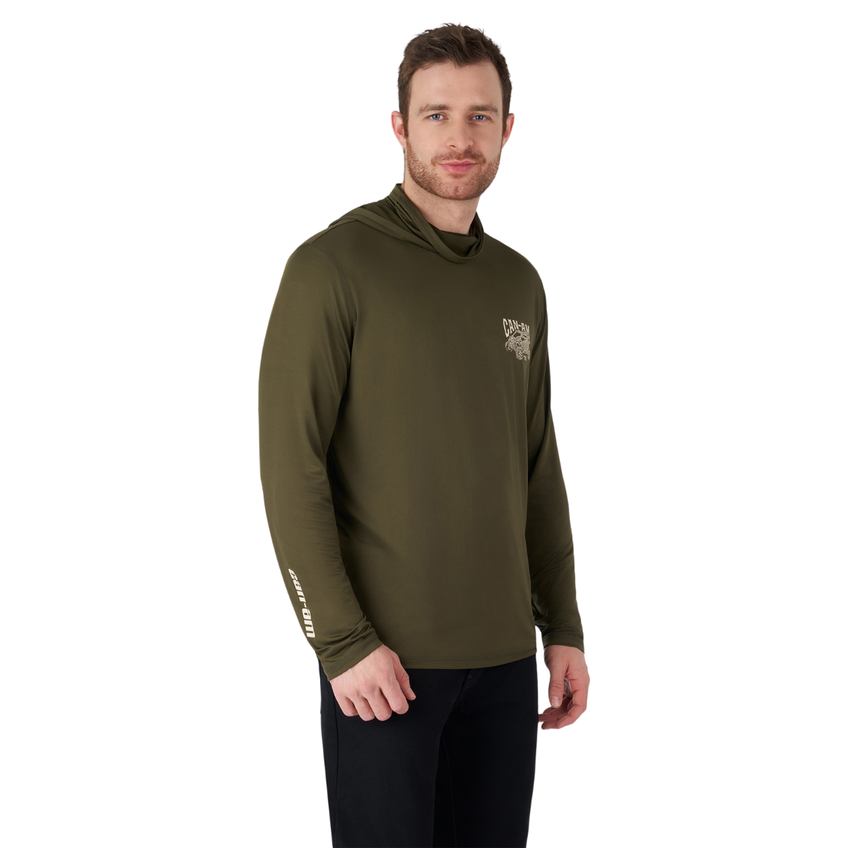 Chandail à capuche avec protection solaire Can-Am pour homme