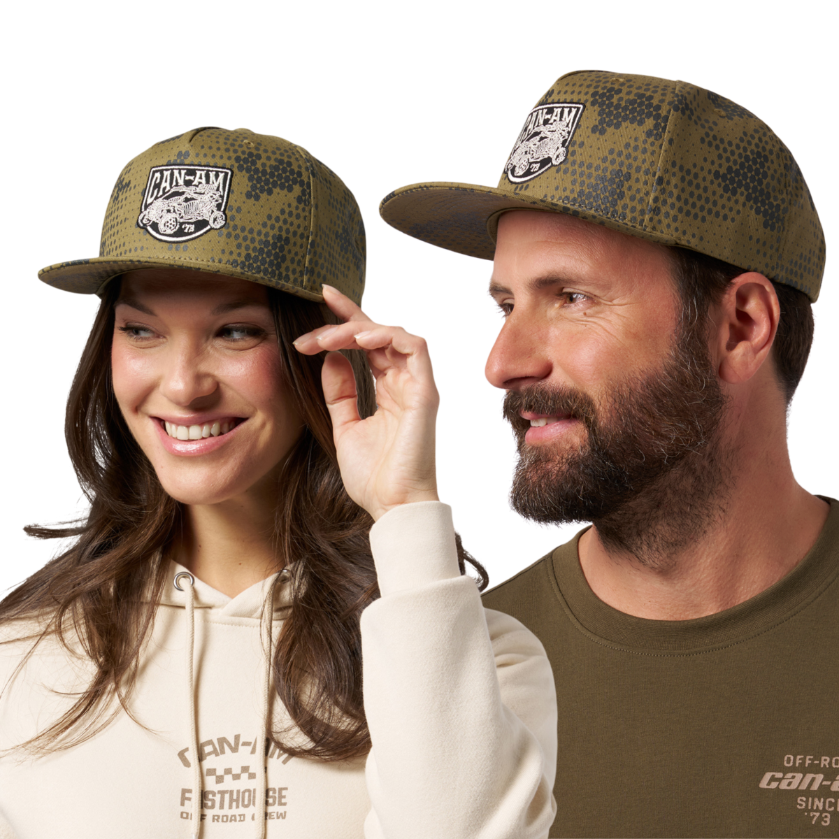 Casquette Mav Bones avec visière droite Can-Am unisexe