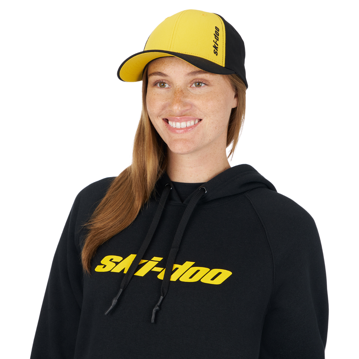Casquette Ski-Doo à visière incurvée Vertical Unisexe