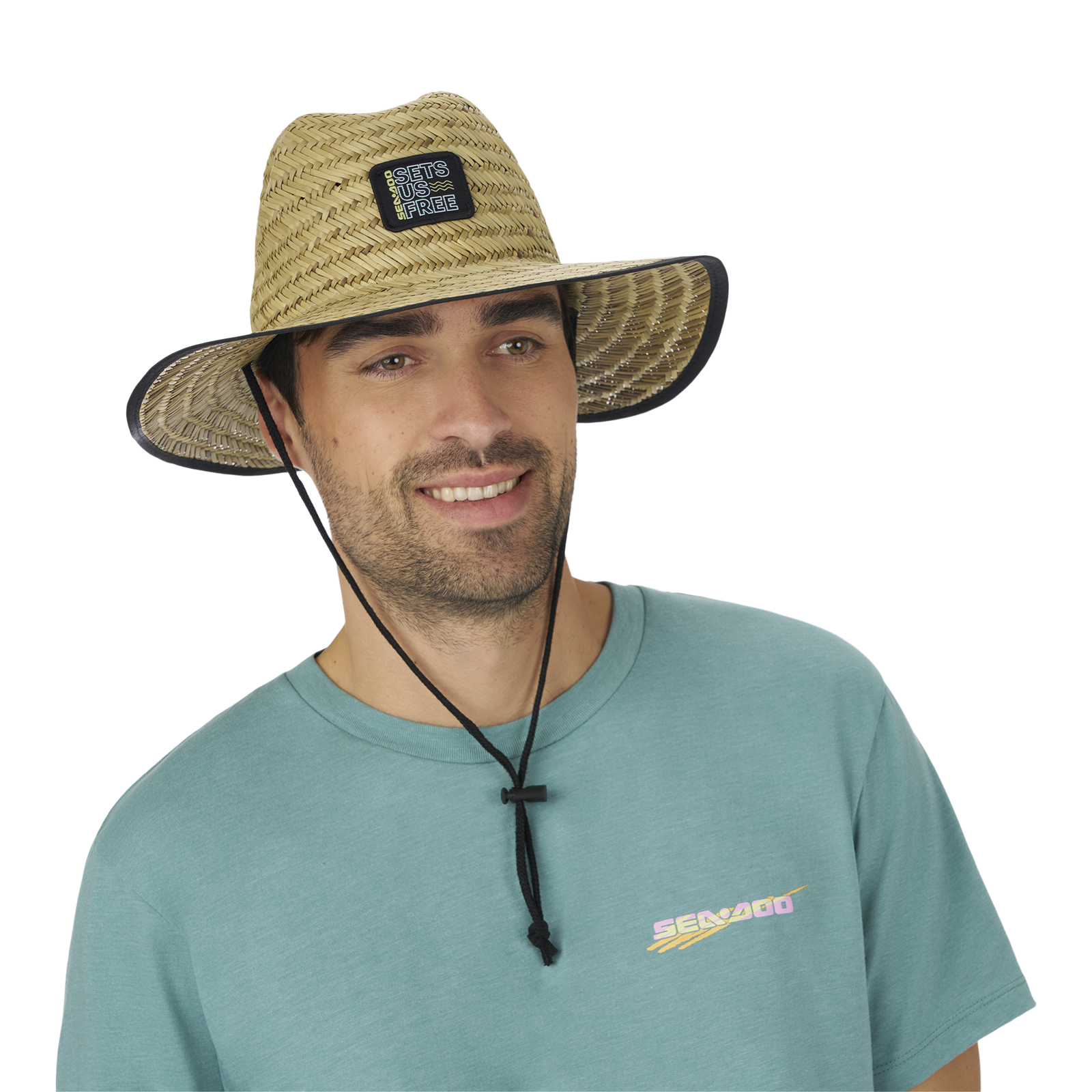 Unisex Sea-Doo Sets Us Free Straw Hat