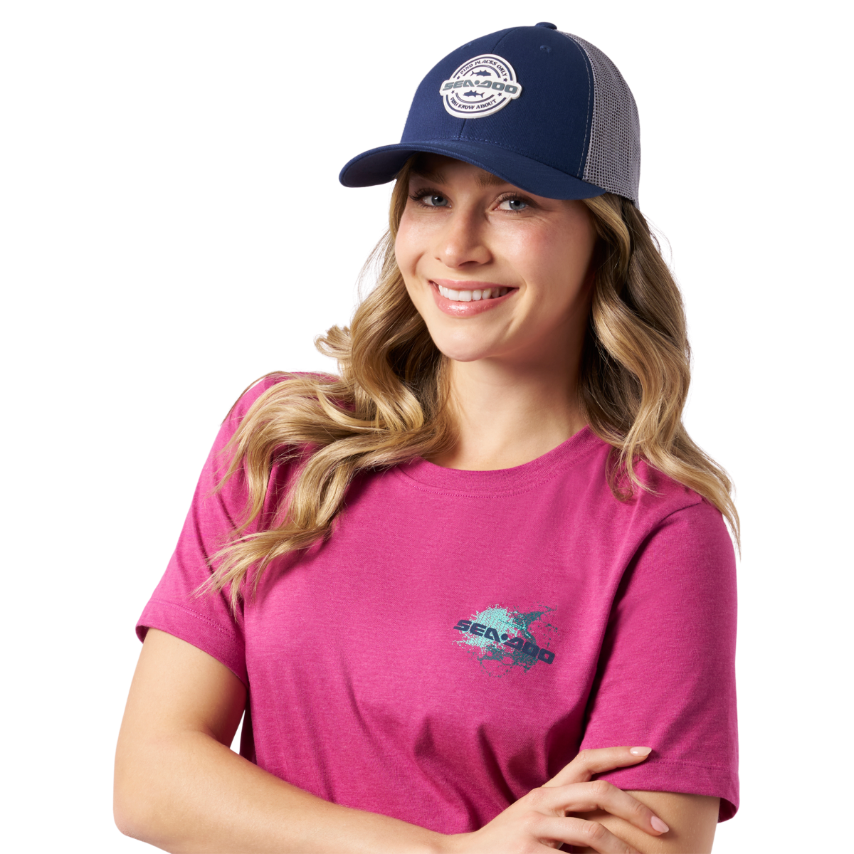 Sea-Doo Unisex Fishing Curved Mesh Cap