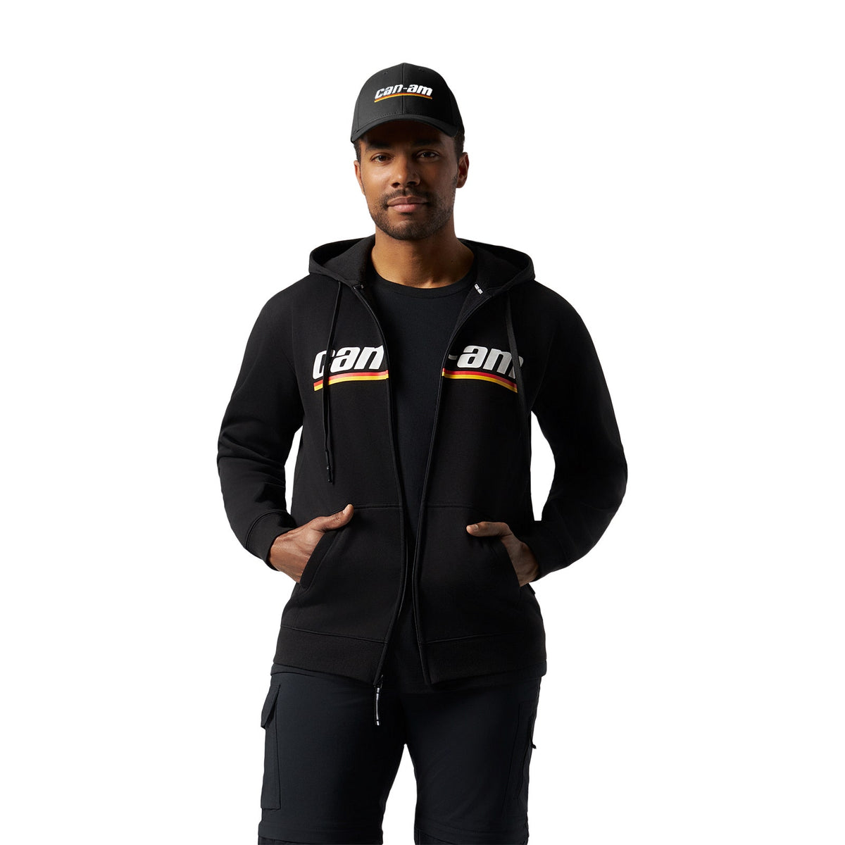 Can-Am Men's Emblem Zip-Up Hoodie