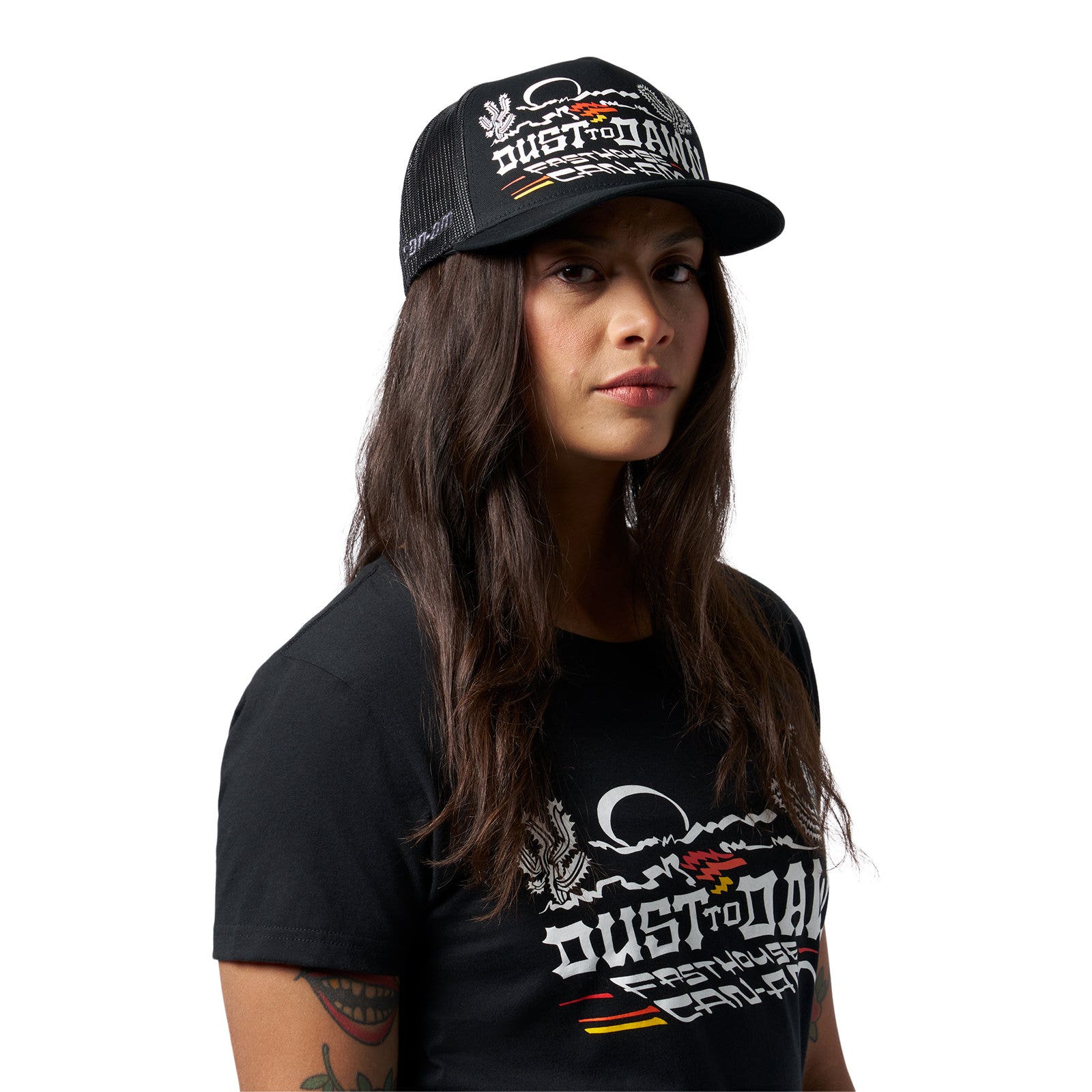 Casquette Dust to Dawn à visière droite unisexe Can-Am x Fasthouse
