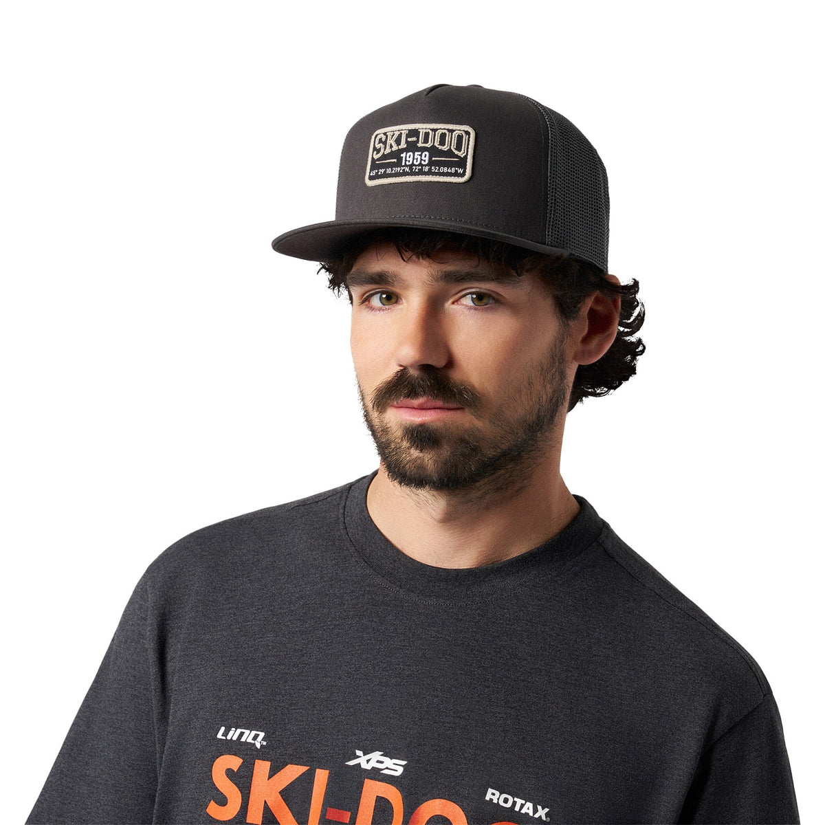 Casquette visière droite Snowmobiles unisexe