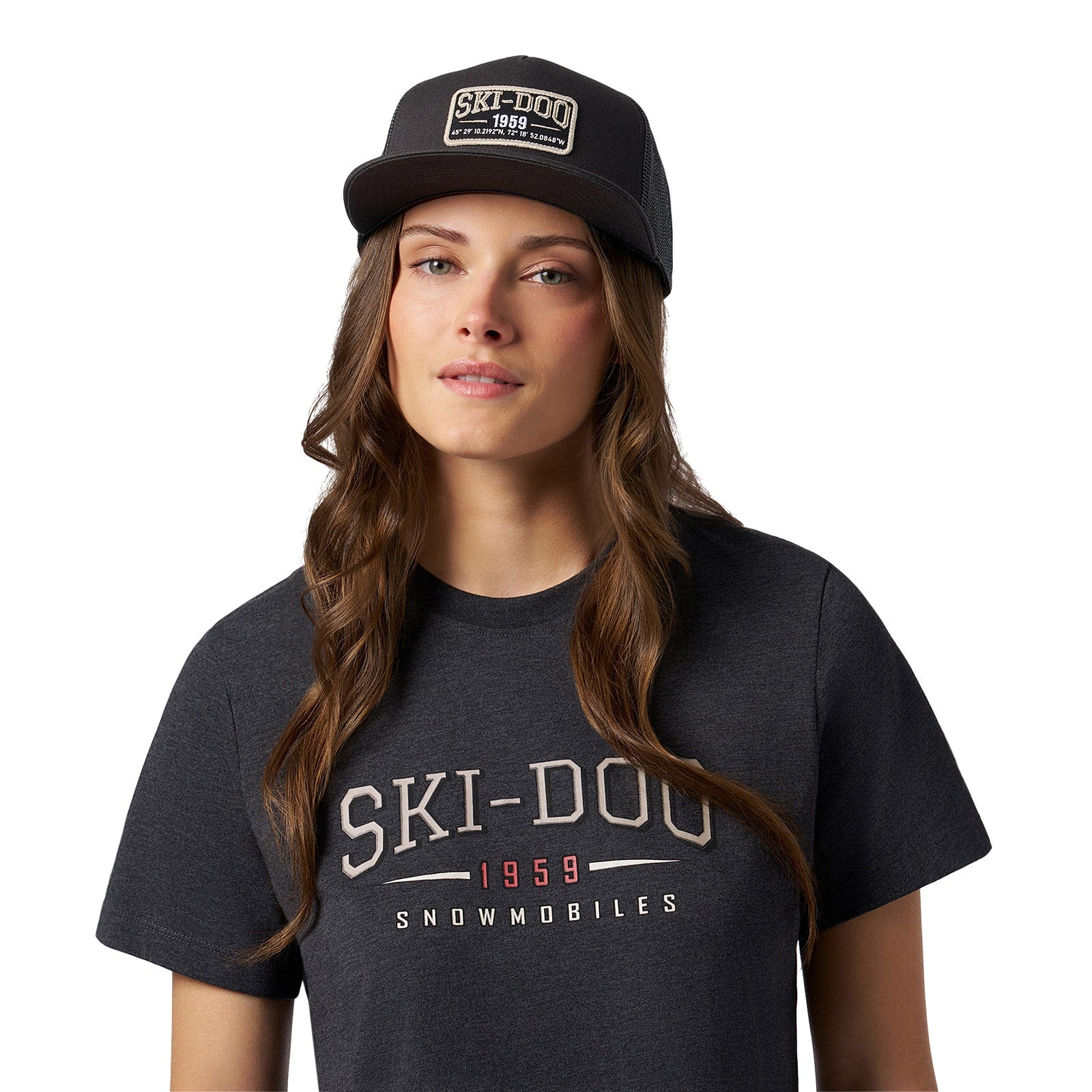 Casquette visière droite Snowmobiles unisexe