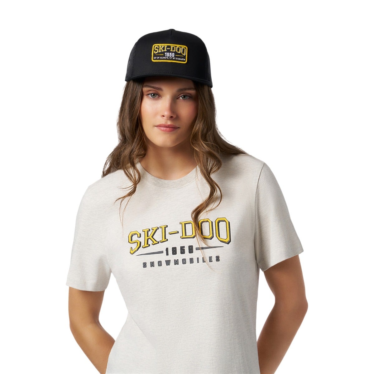 Casquette visière droite Snowmobiles unisexe