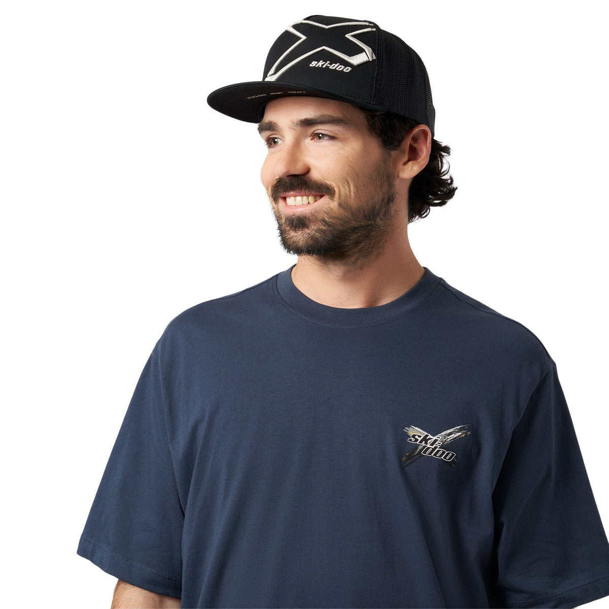 Casquette Ski-Doo X visière droite unisexe
