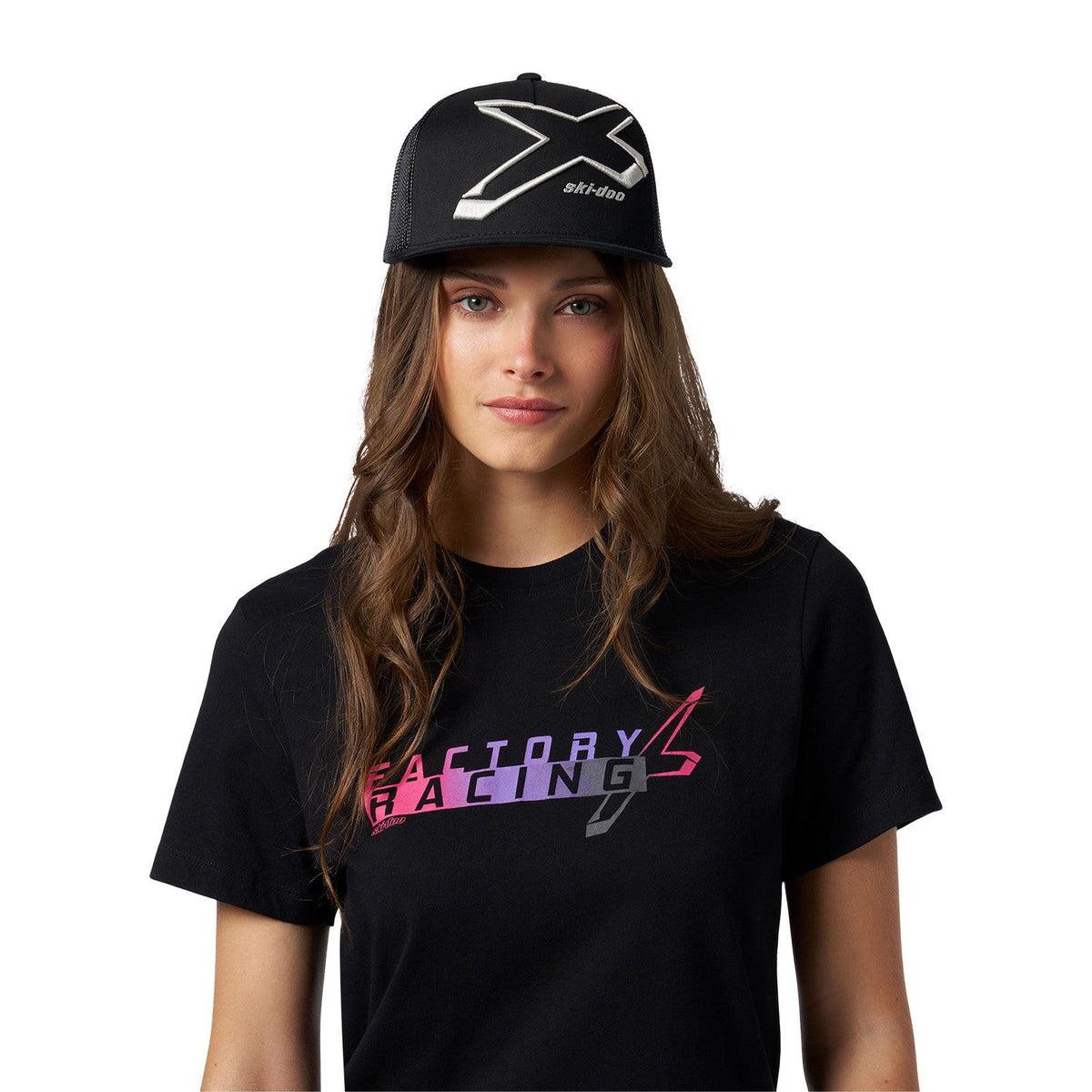 Casquette Ski-Doo X visière droite unisexe