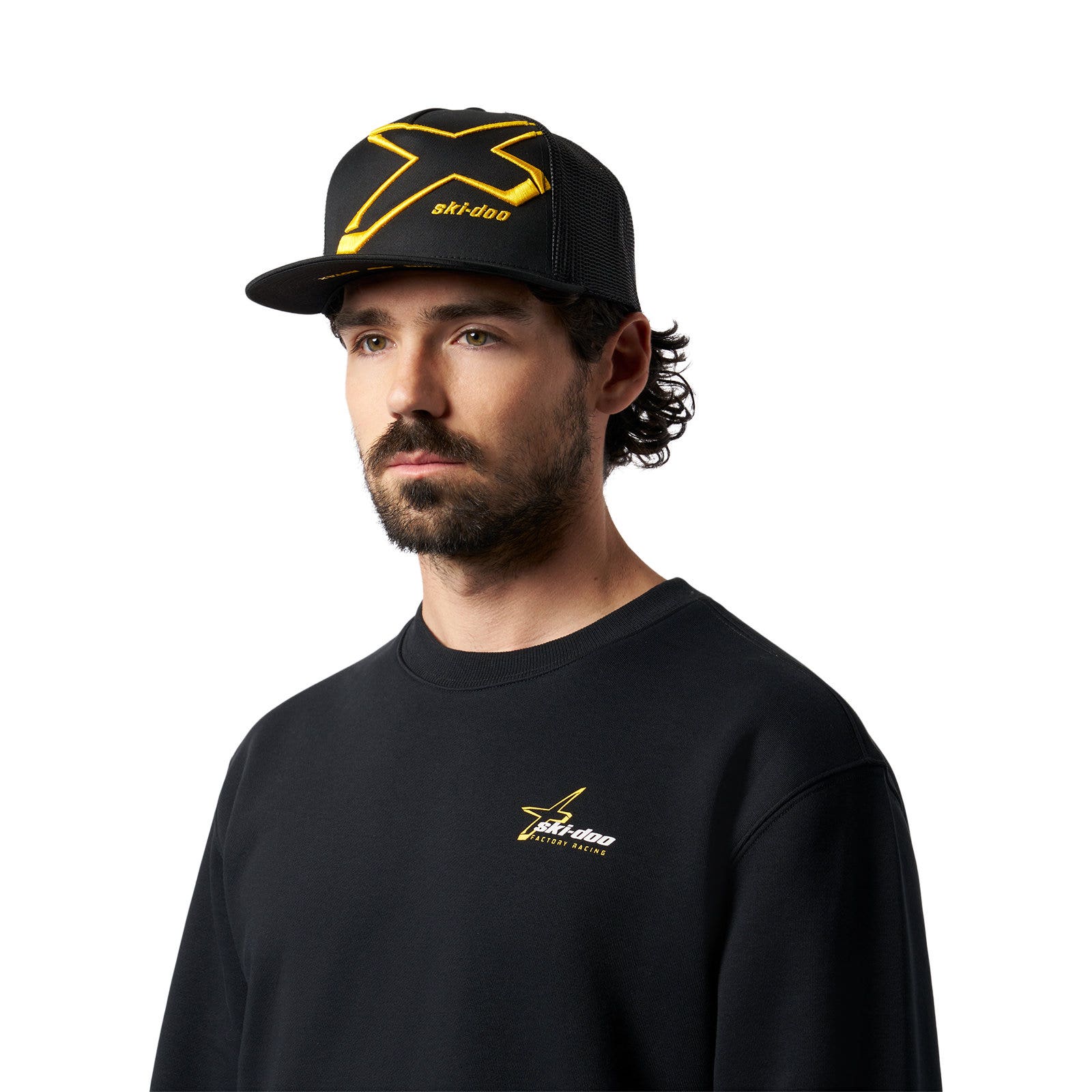 Casquette Ski-Doo X visière droite unisexe