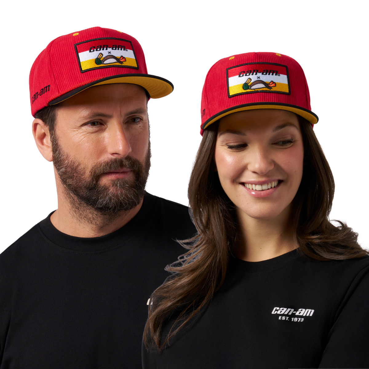 Casquette Rouge/Noire VD Can-Am x 24.7 unisexe