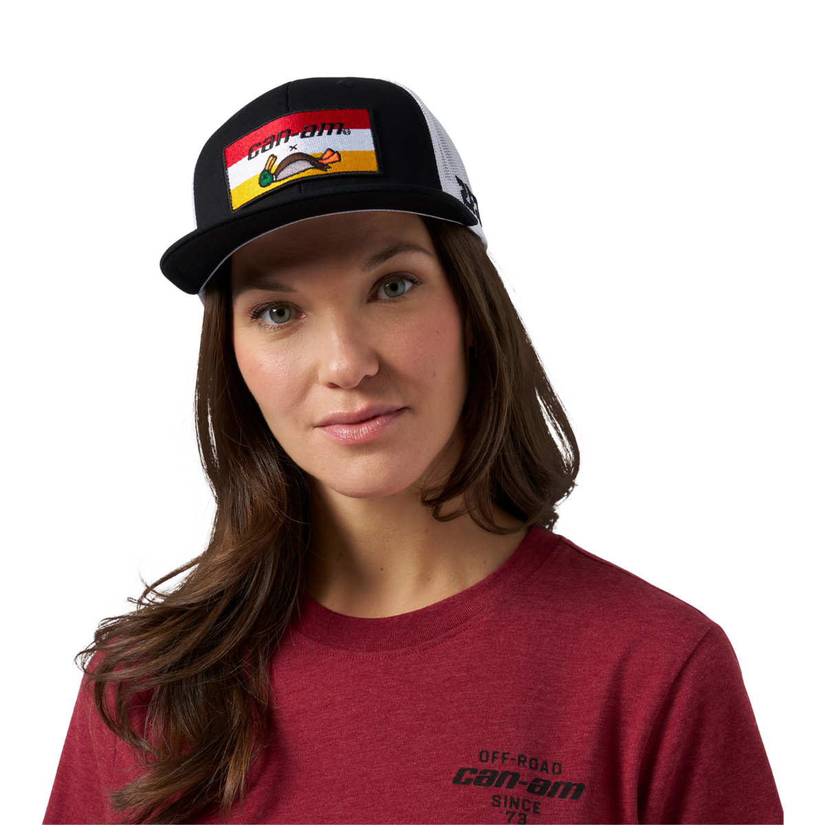 Can-Am x 24.7 Unisex Black Mesh Flat Cap
