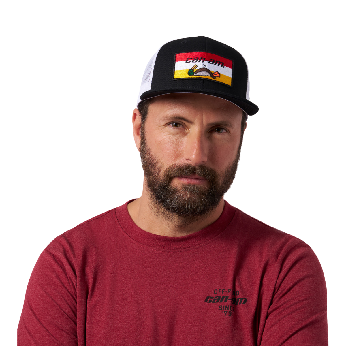 Can-Am x 24.7 Unisex Black Mesh Flat Cap