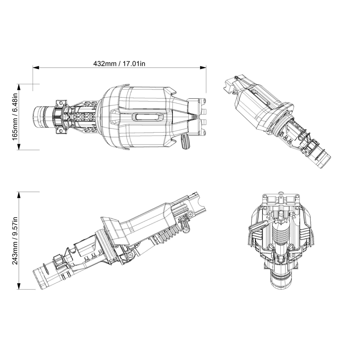 Sea-Doo Guidon à ajustement rapide pour ponton Switch