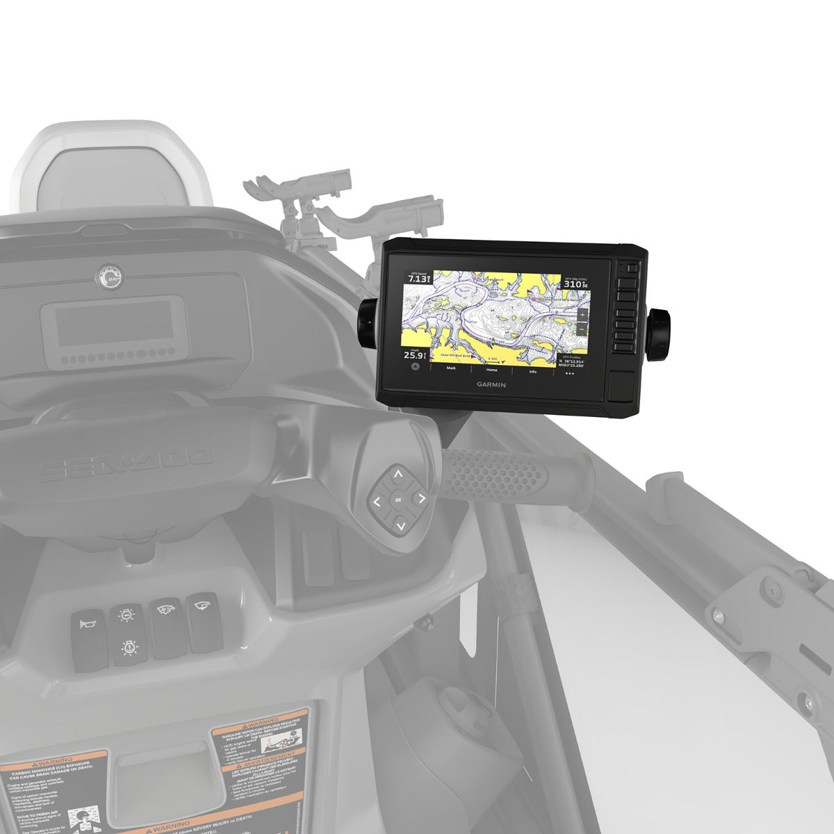 Sea-Doo GPS Garmin ECHOMAP™ UHD2 72sv pour ponton Switch