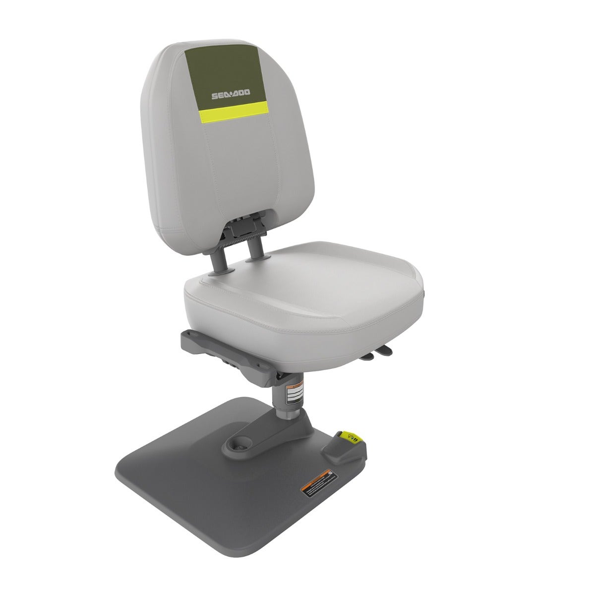 Quick-Attach Fishing Pedestal Seat for Switch Pontoon