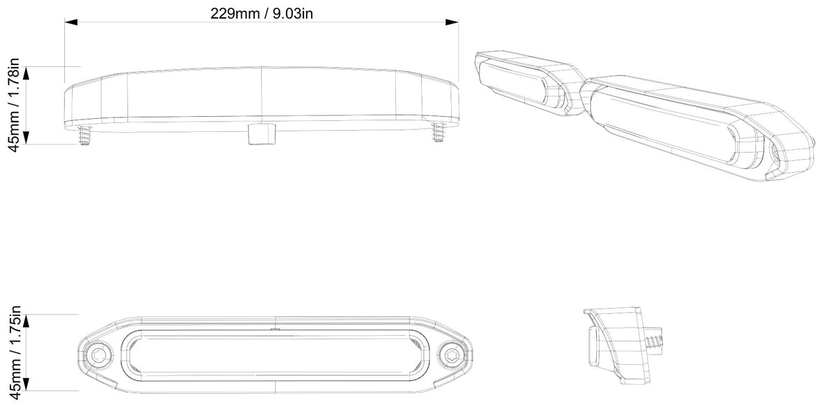 Rear Underwater Lights for Switch Pontoon