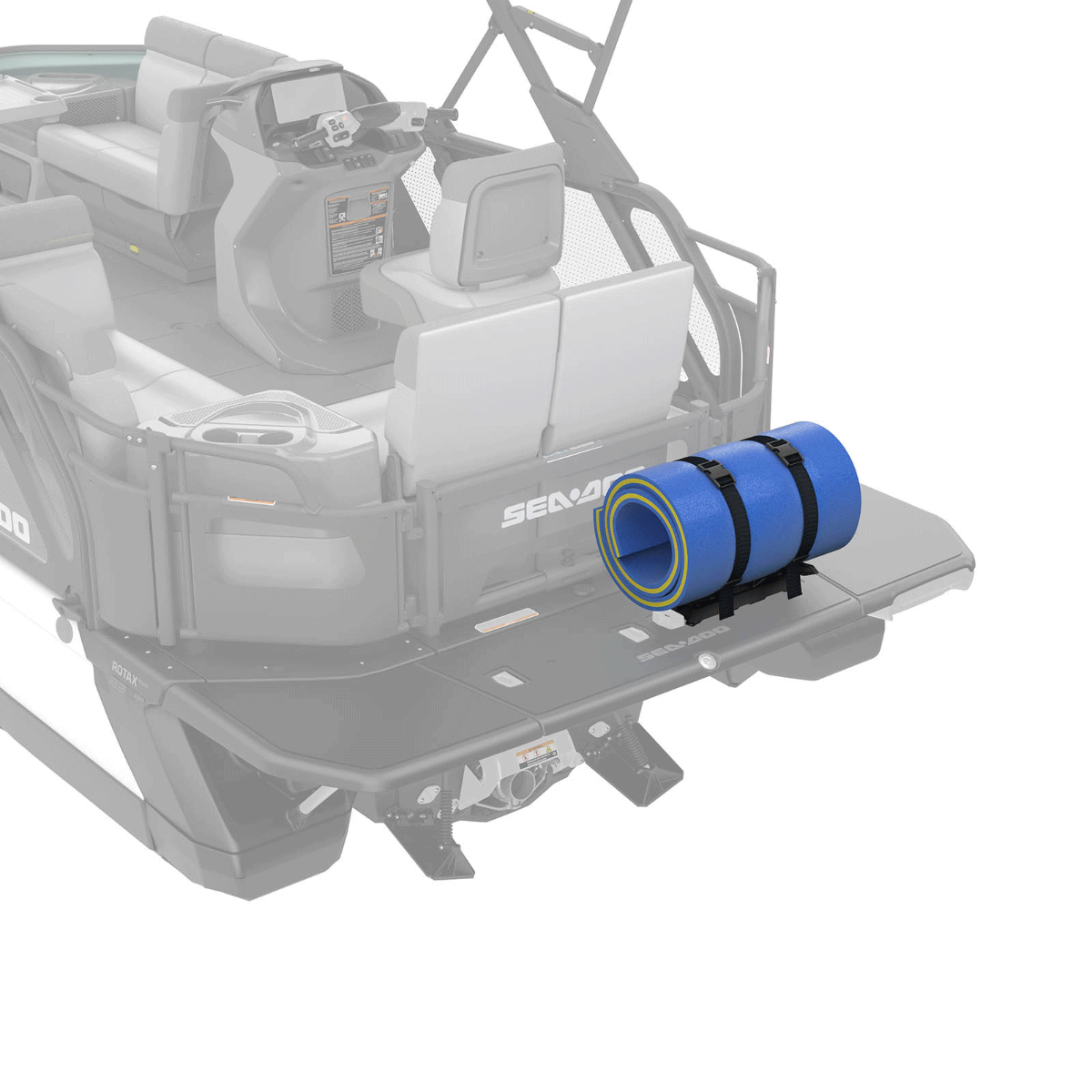 Sea-Doo Support arrière LinQ pour tapis flottant pour motomarine et ponton Switch