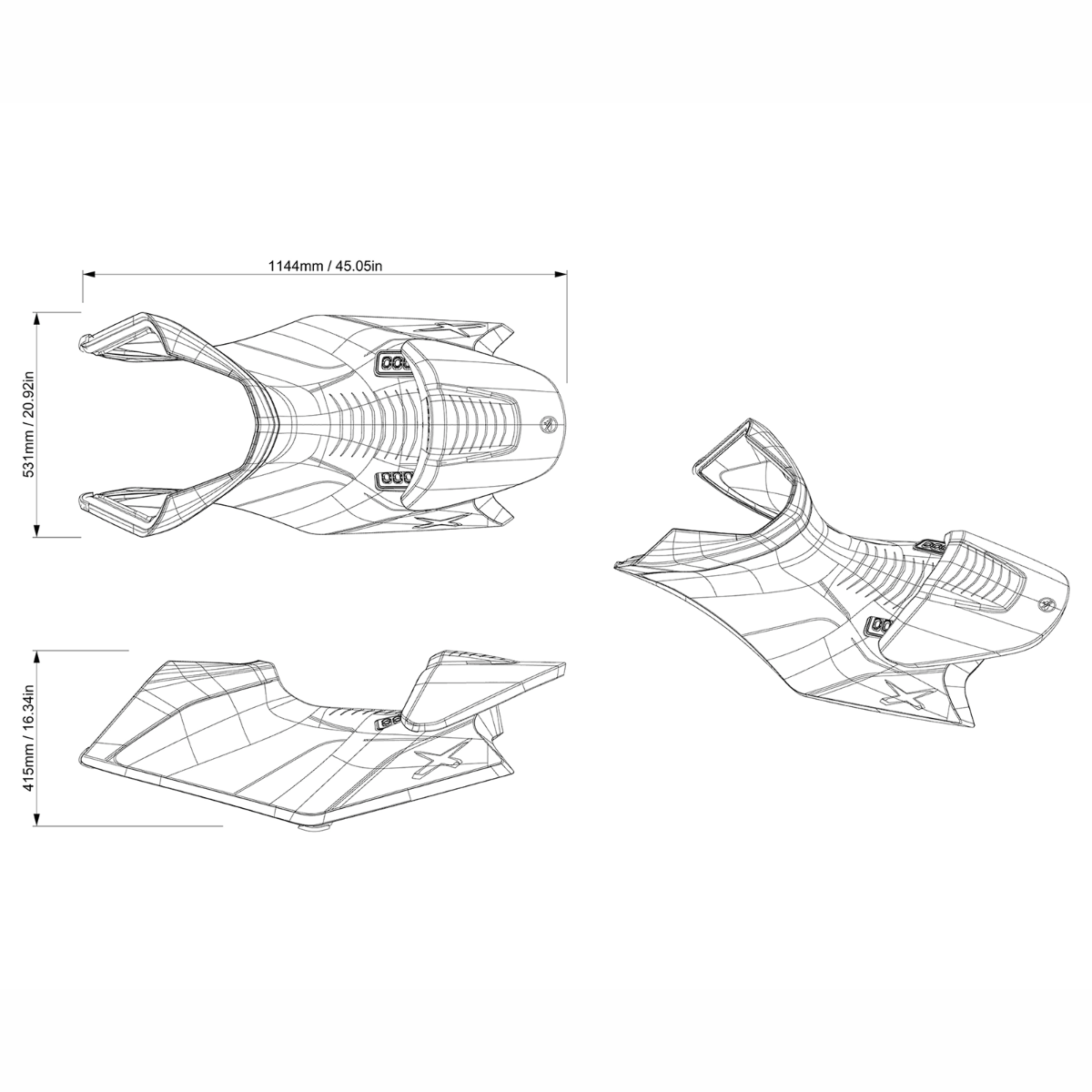 Ergolock™ R Racing Seat for GTR-X