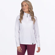 Haut à manches longues UPF Breeze à fermeture éclair 1/4 pour femme
