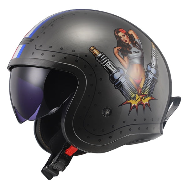 LS2 Casque Ouvert Spitfire Spark