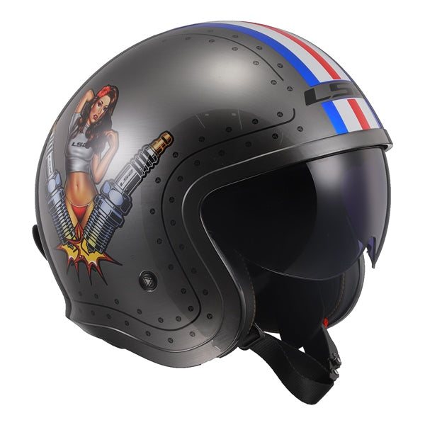 LS2 Casque Ouvert Spitfire Spark